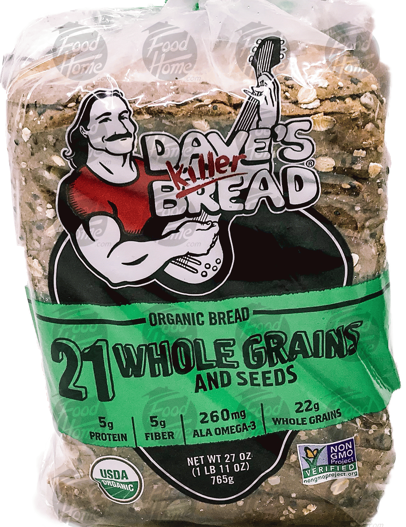 Dave's Killer Bread  organic bread, 21 whole grains and seeds, frozen loaf Full-Size Picture